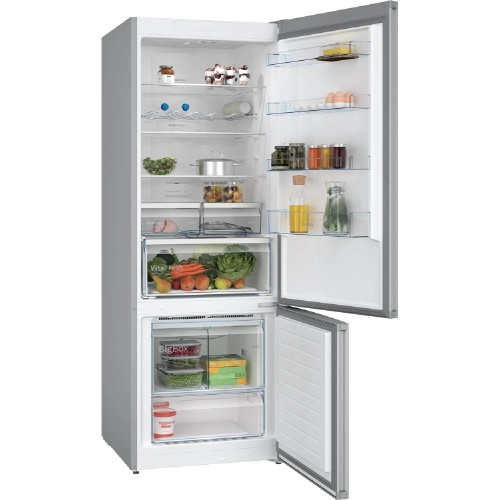 ΨΥΓΕΙΟΚΑΤΑΨΥΚΤΗΣ ΕΛΕΥΘΕΡΟΣ BOSCH KGN56XLEB PLUS (193x70x80 / E / INOX LOOK / FNF / ΟΘΟΝΗ / 5ΕΤΗ ΕΓΓΥΗΣΗ)